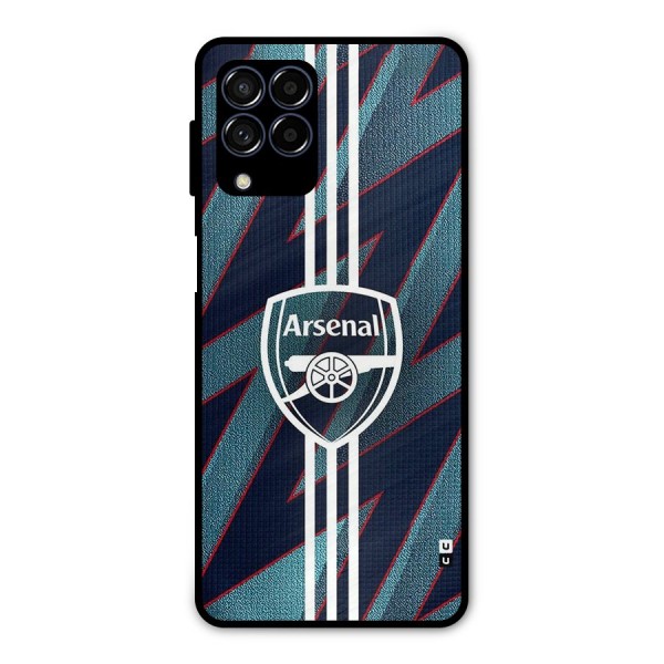 Arsenal Football Club Metal Back Case for Galaxy M53 5G