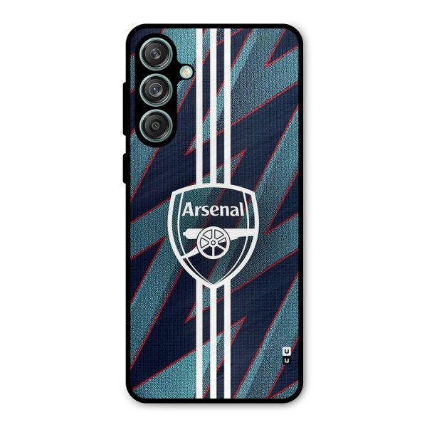 Arsenal Football Club Metal Back Case for Galaxy M55 5G