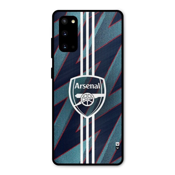 Arsenal Football Club Metal Back Case for Galaxy S20