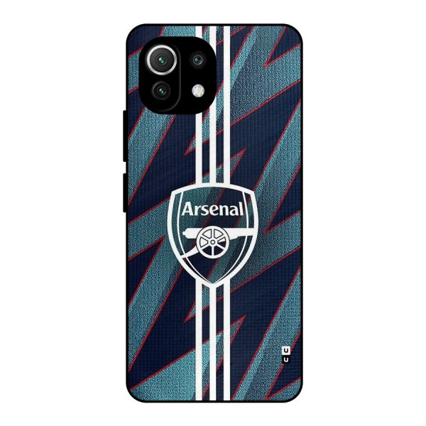 Arsenal Football Club Metal Back Case for Mi 11 Lite