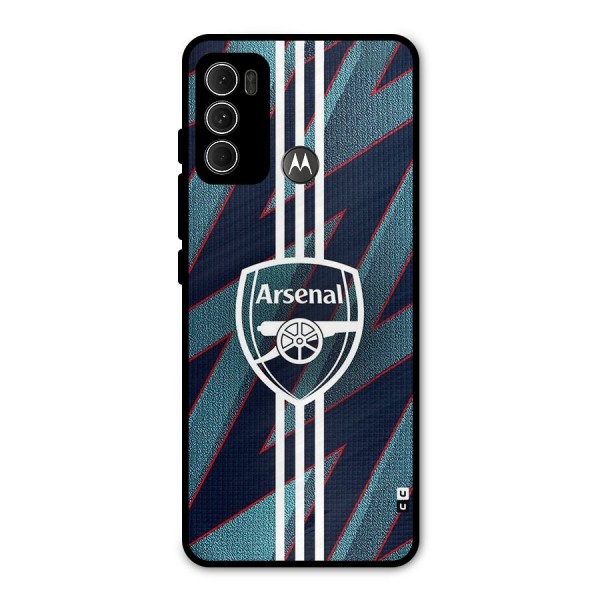 Arsenal Football Club Metal Back Case for Moto G60