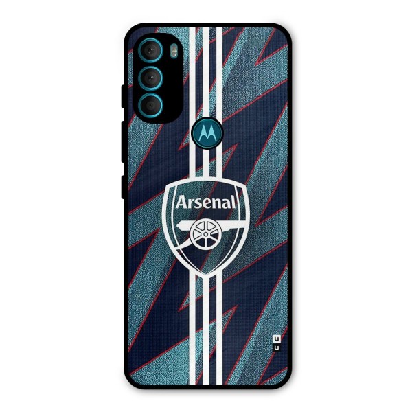 Arsenal Football Club Metal Back Case for Moto G71 5G