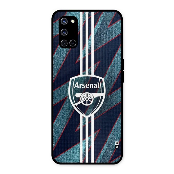 Arsenal Football Club Metal Back Case for Oppo A52