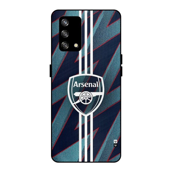 Arsenal Football Club Metal Back Case for Oppo F19s