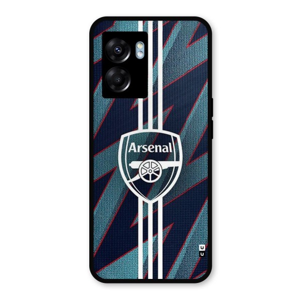 Arsenal Football Club Metal Back Case for Oppo K10 (5G)