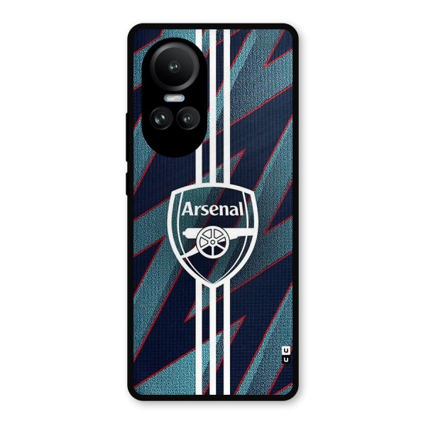 Arsenal Football Club Metal Back Case for Oppo Reno10 Pro