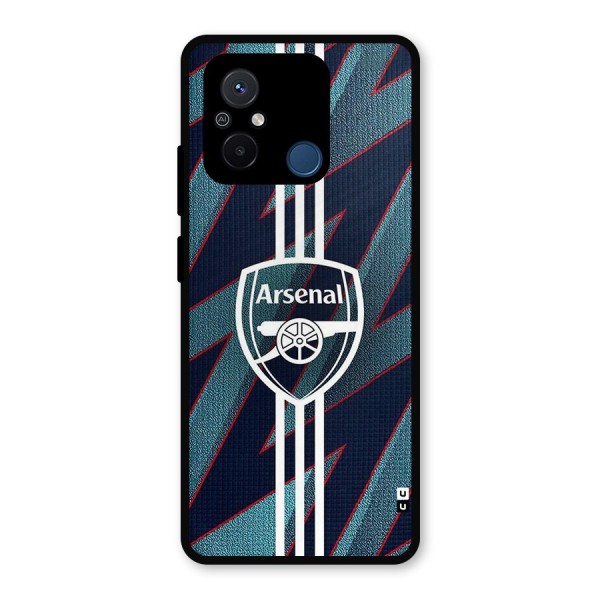 Arsenal Football Club Metal Back Case for Poco C55