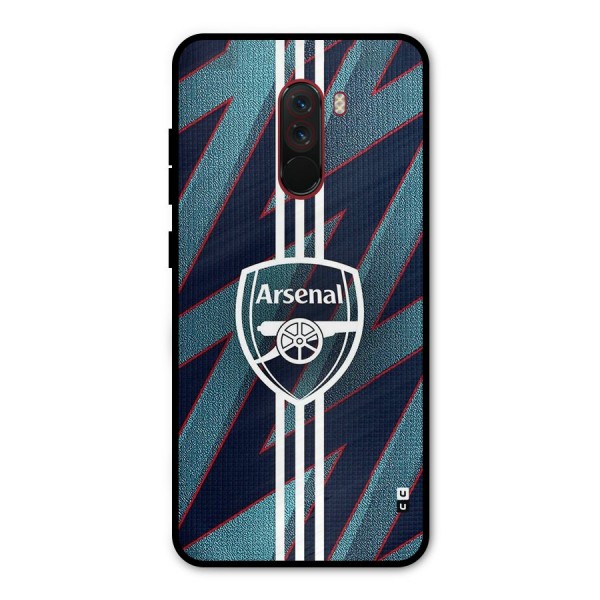 Arsenal Football Club Metal Back Case for Poco F1