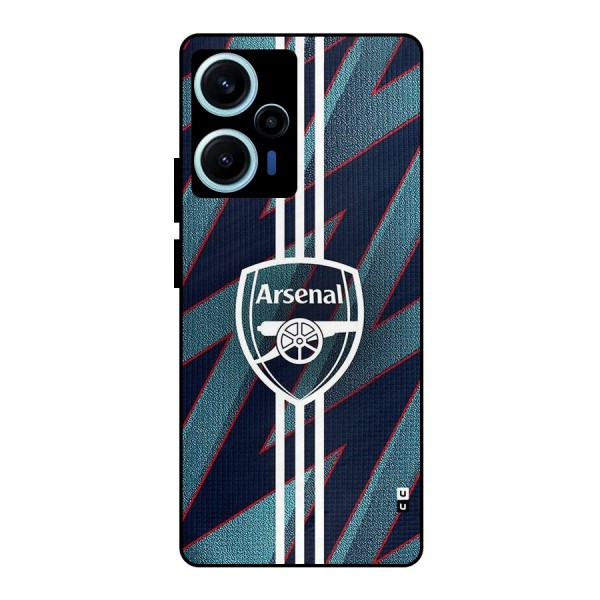 Arsenal Football Club Metal Back Case for Poco F5