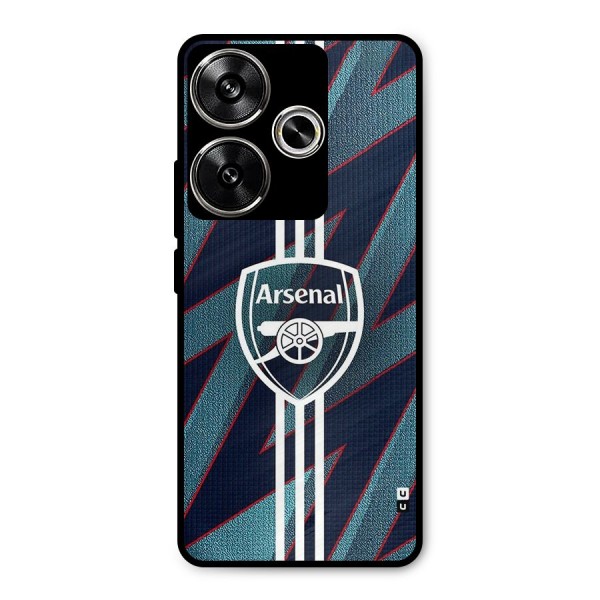 Arsenal Football Club Metal Back Case for Poco F6