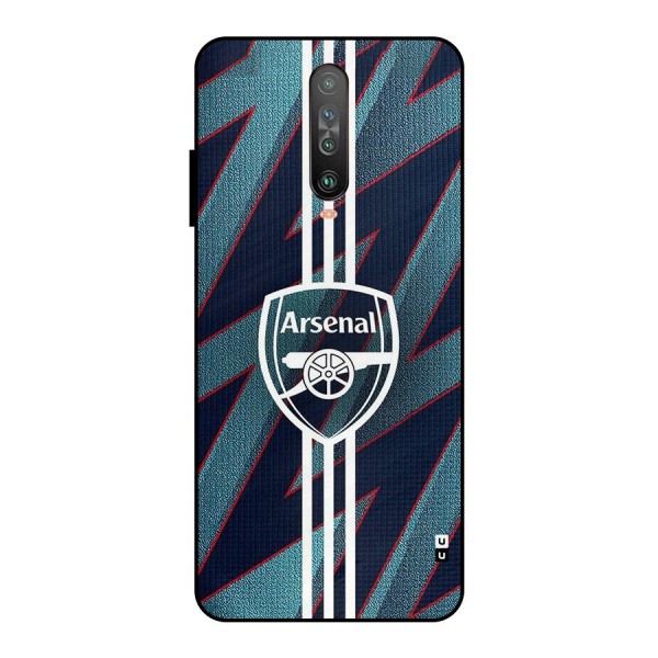 Arsenal Football Club Metal Back Case for Poco X2