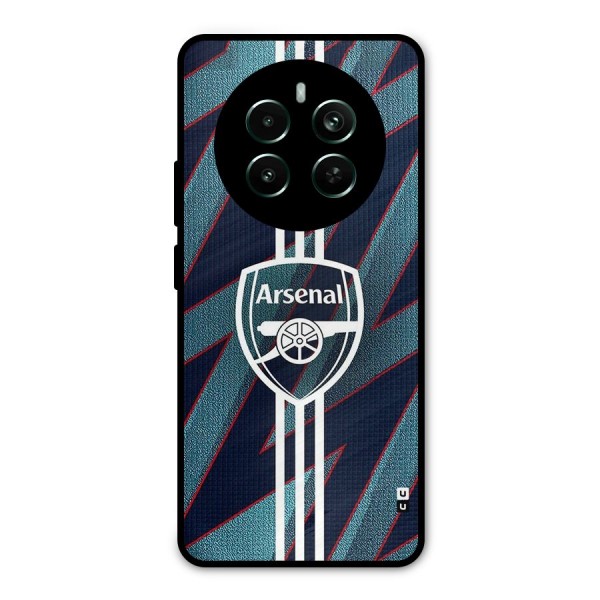 Arsenal Football Club Metal Back Case for Realme 12 Plus