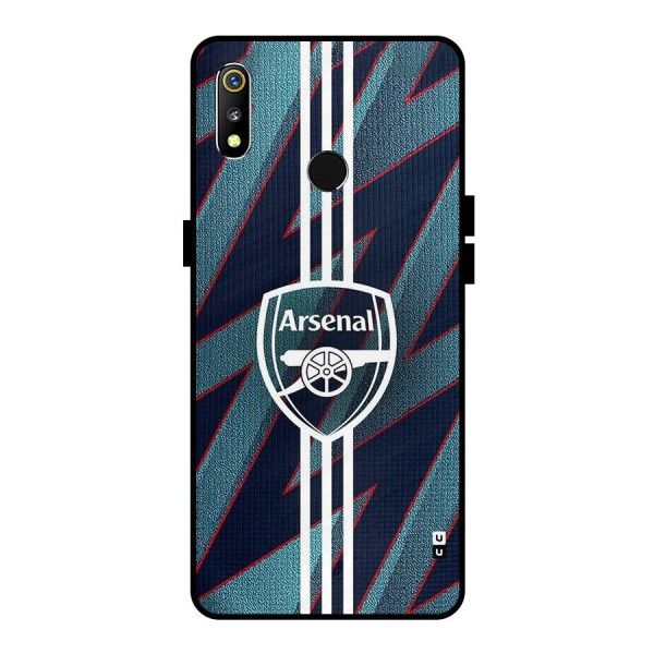 Arsenal Football Club Metal Back Case for Realme 3i