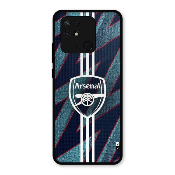 Arsenal Football Club Metal Back Case for Redmi 10 Power