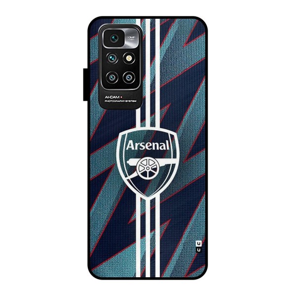 Arsenal Football Club Metal Back Case for Redmi 10 Prime