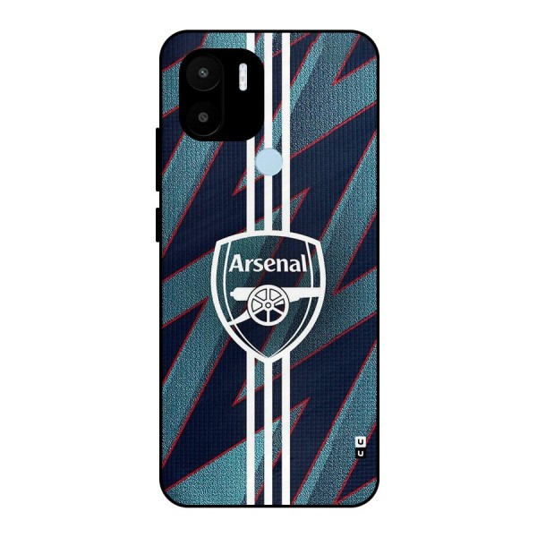 Arsenal Football Club Metal Back Case for Redmi A1 Plus