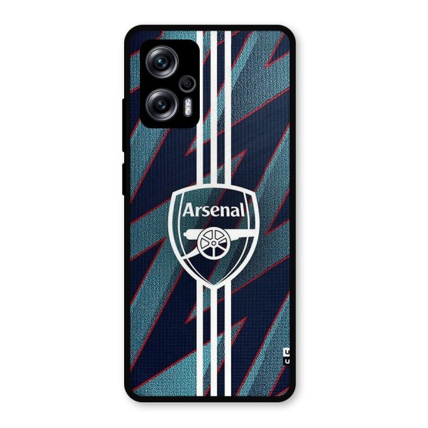 Arsenal Football Club Metal Back Case for Redmi K50i