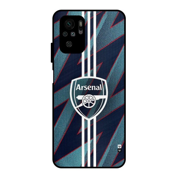 Arsenal Football Club Metal Back Case for Redmi Note 10S