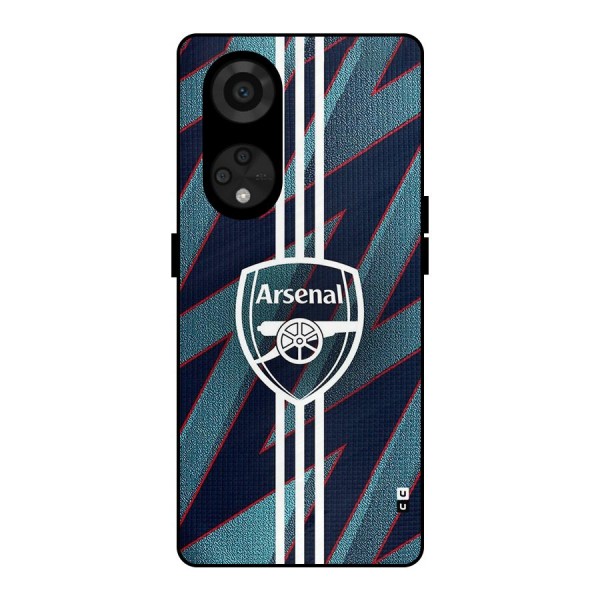 Arsenal Football Club Metal Back Case for Reno8 T 5G