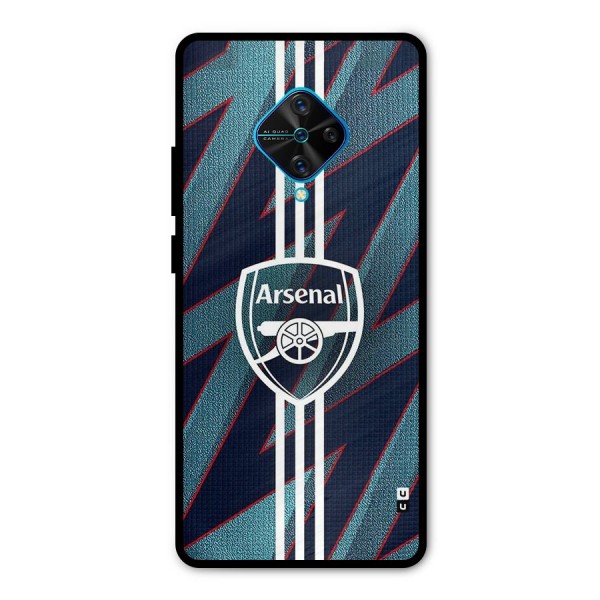 Arsenal Football Club Metal Back Case for Vivo S1 Pro