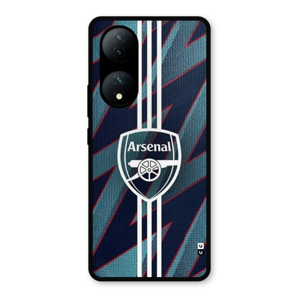 Arsenal Football Club Metal Back Case for Vivo T2