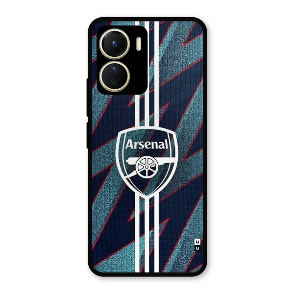 Arsenal Football Club Metal Back Case for Vivo T2x