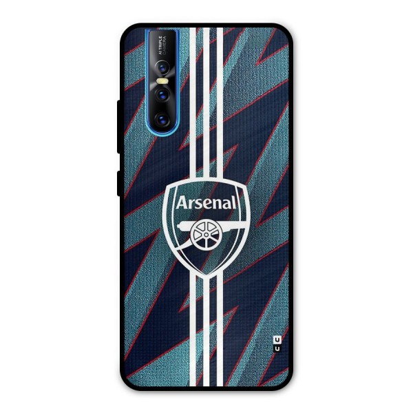 Arsenal Football Club Metal Back Case for Vivo V15 Pro