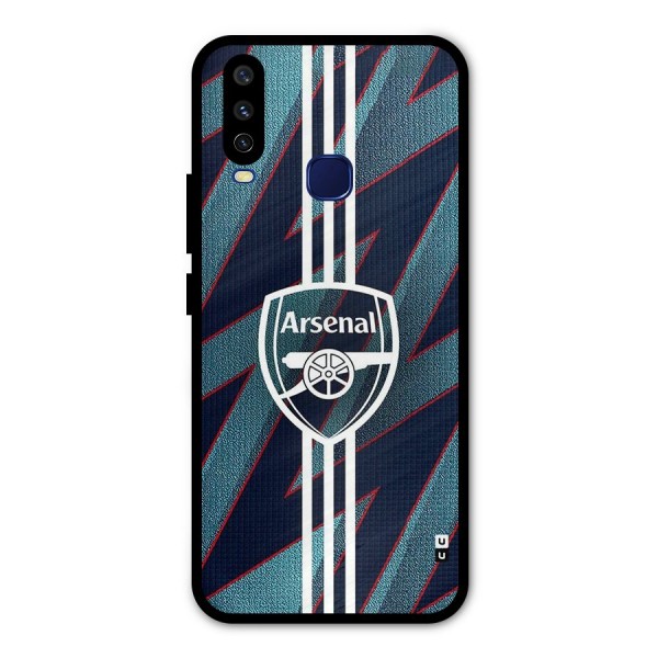 Arsenal Football Club Metal Back Case for Vivo V17