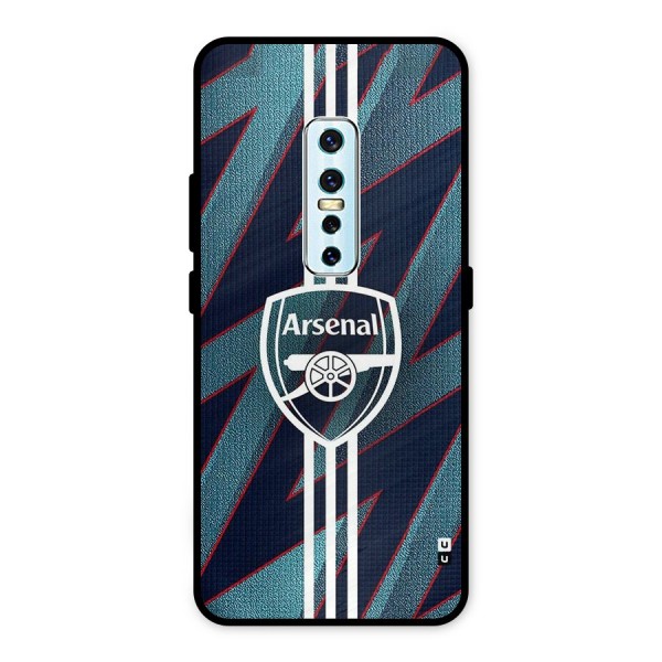 Arsenal Football Club Metal Back Case for Vivo V17 Pro