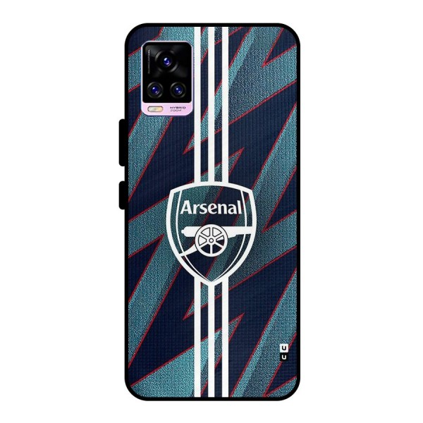 Arsenal Football Club Metal Back Case for Vivo V20 Pro