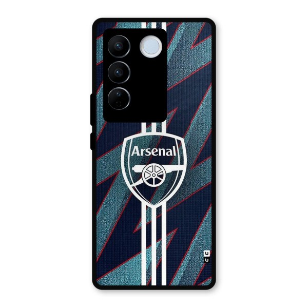 Arsenal Football Club Metal Back Case for Vivo V27