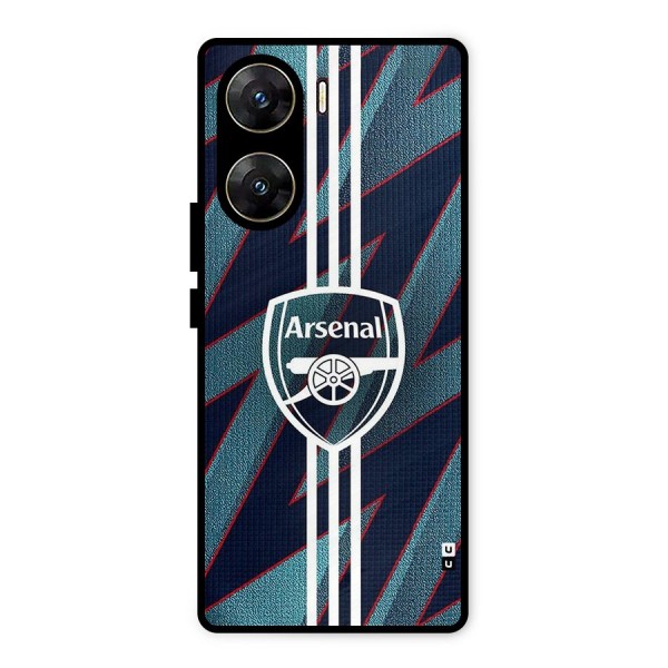 Arsenal Football Club Metal Back Case for Vivo V29e