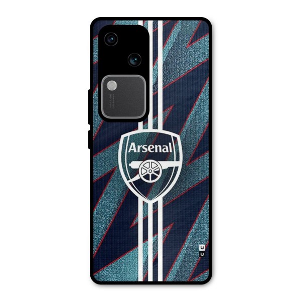 Arsenal Football Club Metal Back Case for Vivo V30