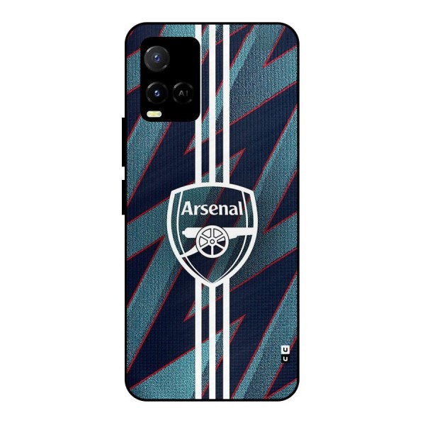 Arsenal Football Club Metal Back Case for Vivo Y21