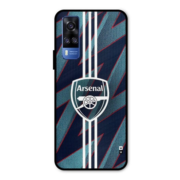 Arsenal Football Club Metal Back Case for Vivo Y31