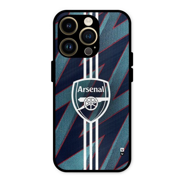 Arsenal Football Club Metal Back Case for iPhone 14 Pro