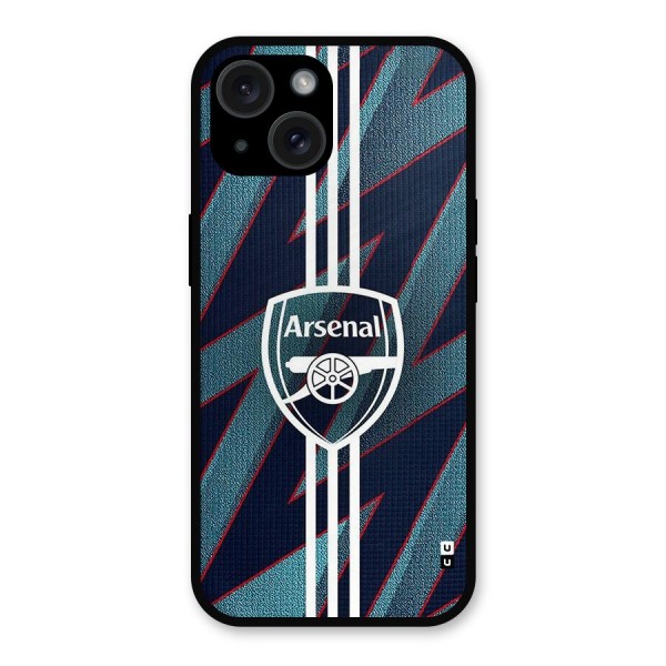 Arsenal Football Club Metal Back Case for iPhone 15