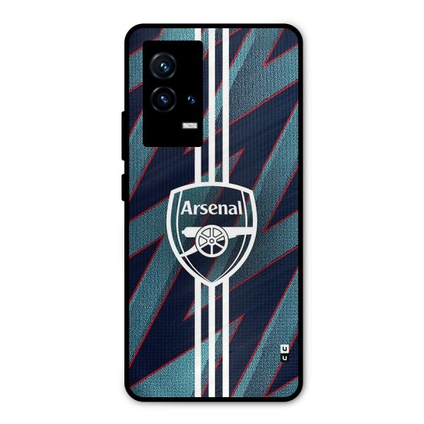 Arsenal Football Club Metal Back Case for iQOO 9 5G