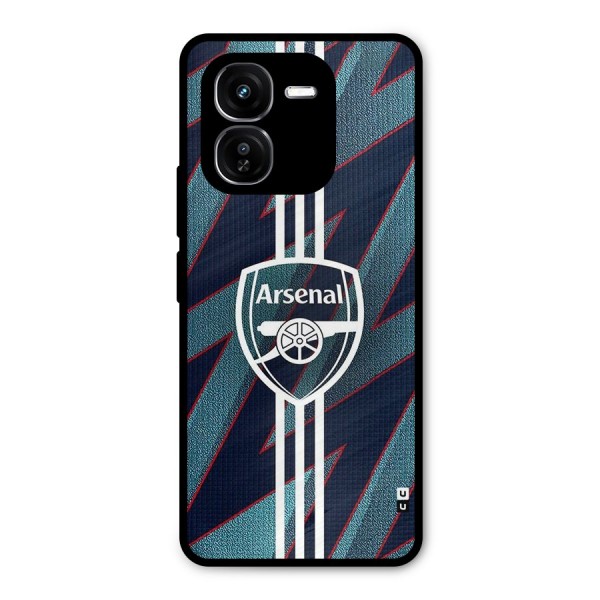 Arsenal Football Club Metal Back Case for iQOO Z9x