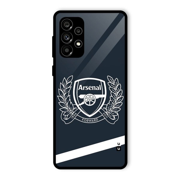 Arsenal Forward Glass Back Case for Galaxy A73 5G