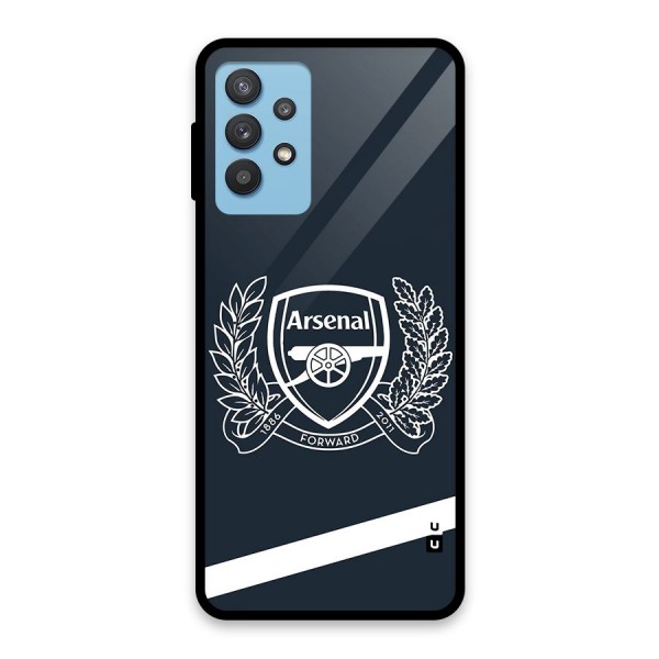 Arsenal Forward Glass Back Case for Galaxy M32 5G