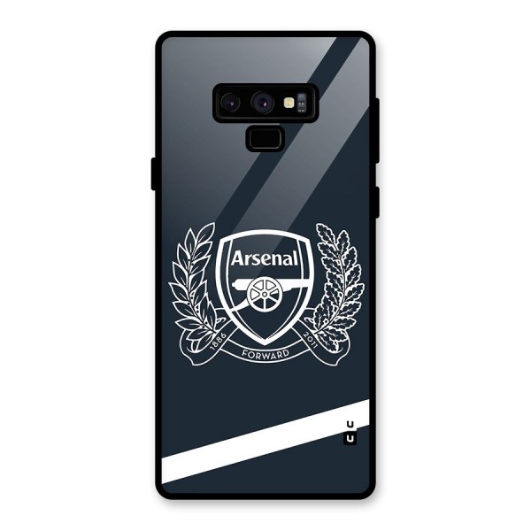 Arsenal Forward Glass Back Case for Galaxy Note 9