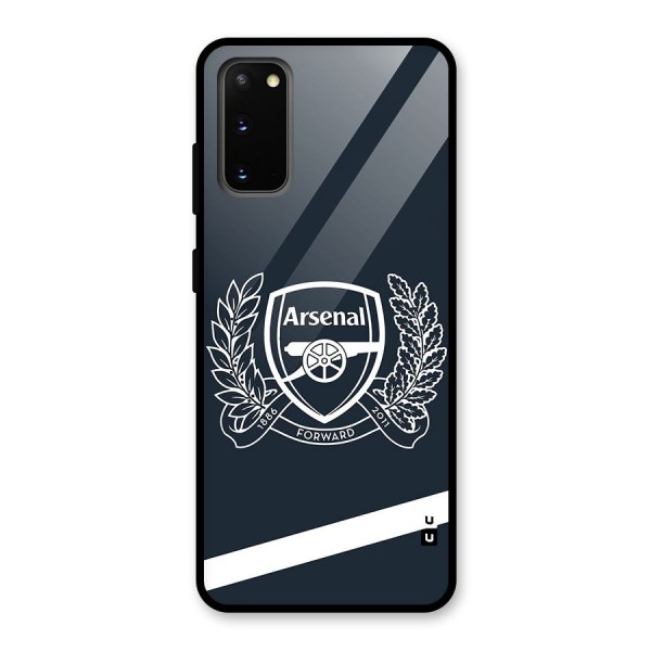 Arsenal Forward Glass Back Case for Galaxy S20