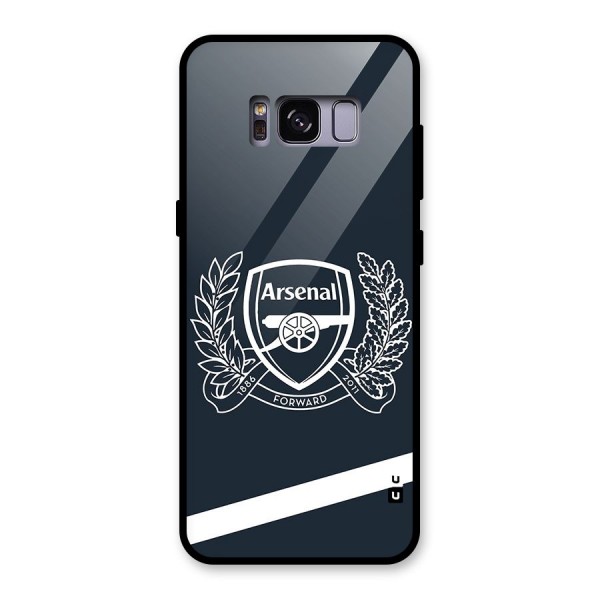 Arsenal Forward Glass Back Case for Galaxy S8