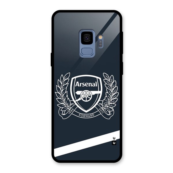 Arsenal Forward Glass Back Case for Galaxy S9