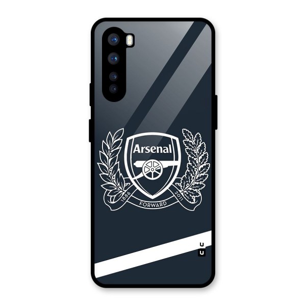 Arsenal Forward Glass Back Case for OnePlus Nord