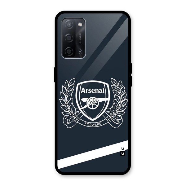 Arsenal Forward Glass Back Case for Oppo A53s 5G