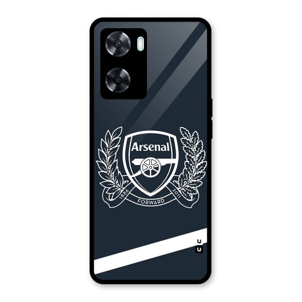 Arsenal Forward Glass Back Case for Oppo A77s