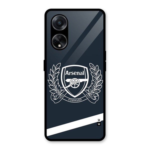 Arsenal Forward Glass Back Case for Oppo F23