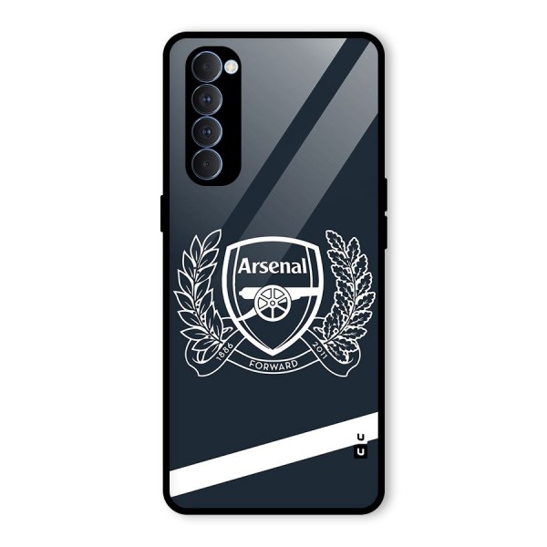 Arsenal Forward Glass Back Case for Oppo Reno4 Pro